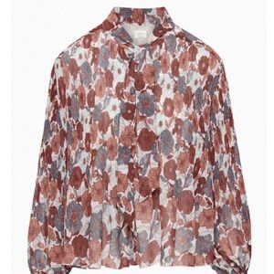 Wilfred Barbara Blouse Birch/Warm Sienna Rose